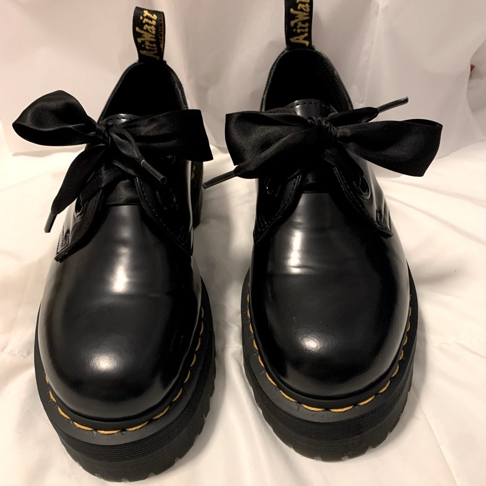Dr. Martens Holly Buttero Women’s Leather Platform Black